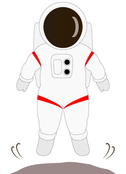 宇宙飛行士 宇宙飛行士,宇宙,ヘルメット,宇宙服,人物,無重力のイラスト素材