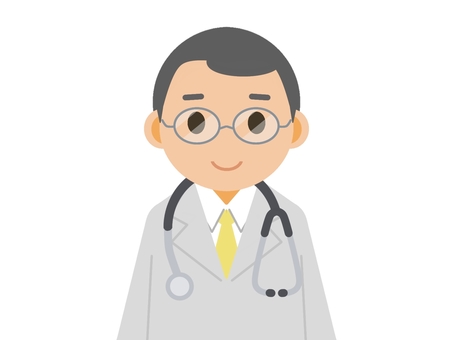シンプルな男性医師 シンプルな男性医師 医師,男性,人間のイラスト素材