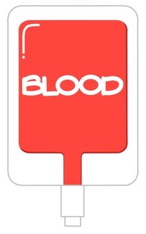 血液パック　blood  血液パック,blood,血,血液,輸血,アイコン,マーク,医療,病み,病みかわいいのイラスト素材