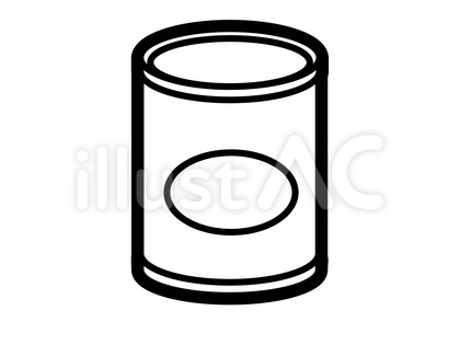 シンプルな缶詰のアイコンです