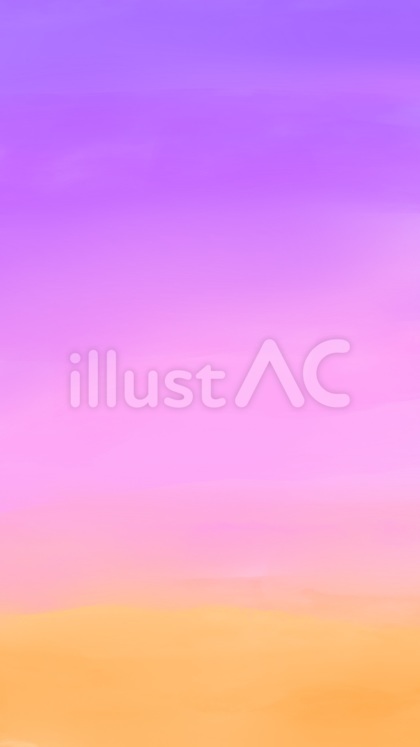 夕空の背景 縦型