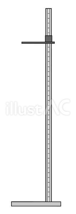 	身長計測器 - 2 身長,測定,計測のイラスト素材