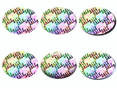楕円形のアイコン　SALE 楕円形,アイコン,ボタン,ポストカード,チラシ,pop,sale,セ−ル,文字,三角形のイラスト素材