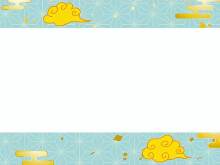 正月和風和柄年賀状 年賀状,和柄,和風,正月,可愛い,美しい,ベクター,紙吹雪,パーティー,お祝いのイラスト素材