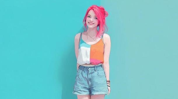 Red Haired Girl, JPG Red Haired Girl, female, red hair, a smile, JPG