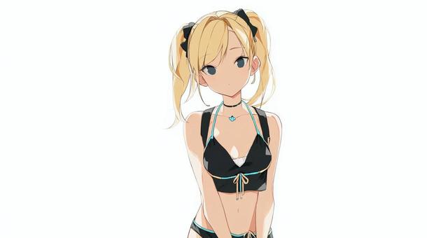 ツインテールの金髪少女