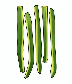 細切りにしたピーマンのリアルイラスト ピーマン,細切り,野菜,夏野菜,栄養,食育,健康,ヘルシー,献立,メニューのイラスト素材