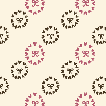 レースハートリング 2月14日,2月,冬,バレンタインデー,イベント,ハート,レース,模様,飾り,デザインのイラスト素材