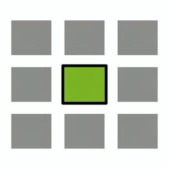区画 区画,白い道,ブロック,灰色,黄緑,中央のイラスト素材