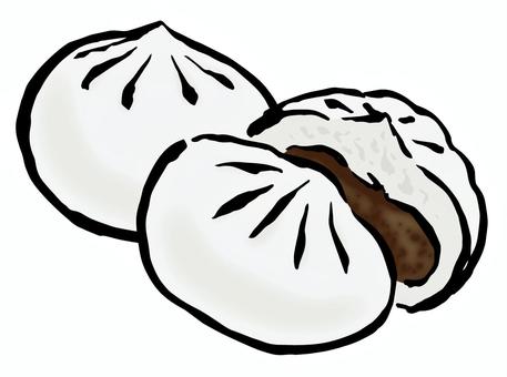 肉包子, JPG, PNG 和 AI 肉包子, parts, hand drawn, free-hand, JPG, PNG 和 AI