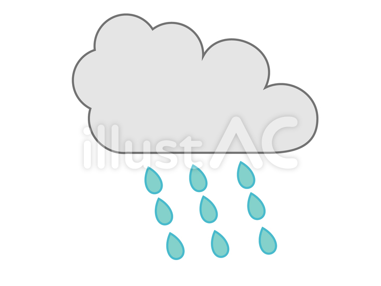 雨雲 雨雲,雲,雨のイラスト素材