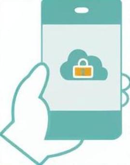 ビジネスアイコンスマホセキュリティ スマホ,クラウド,セキュリティ,ロック,モバイル,管理,データ,アクセス,保護,情報のイラスト素材