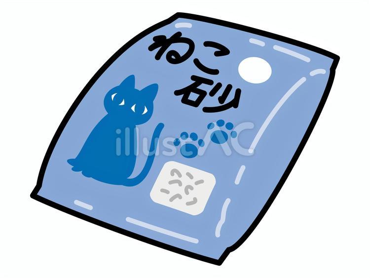猫砂 猫砂,ペット,用品のイラスト素材