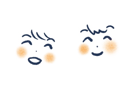 笑顔 イラスト 笑顔 イラスト 笑顔,ニコニコ,笑うのイラスト素材