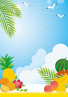 Tropical tropical background_vertical, JPG and AI Tropical tropical background_vertical, southern country, resort, vacation, JPG and AI