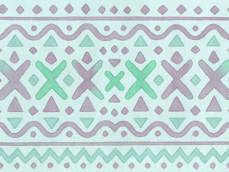 193.背景 北欧,北欧柄,エスニック,エスニック柄,トライバル,トライバル柄,手描き,手描き風,水彩,水彩背景のイラスト素材