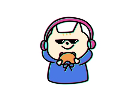 ミケねこ ゲーム 青パーカー ねこ,ゲーム,キャラ,ミケ,青パーカー,コントローラー,アイコン,かわいい,ゆるい,動物のイラスト素材