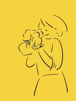 Illustration, dog, small dog, shortcut, 