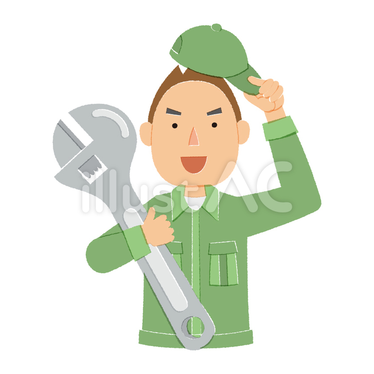 作業員 作業員,作業着,作業服のイラスト素材