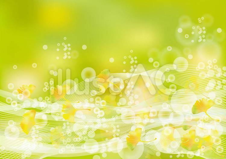 秋模様銀杏34 イチョウ,いちょう,銀杏のイラスト素材