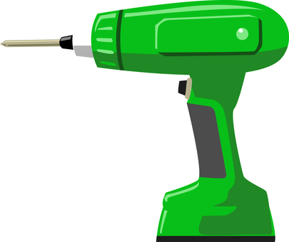 電動ドライバー 工具,ドライバー,電動ドライバー,ネジ,商用フリー,デフォルメ,ベクター,イラストのイラスト素材