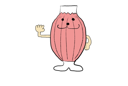 オリジナル　筋肉キャラ キャラクター,アイコン,かわいい,筋肉,きんにく,マスコット,癒し,健康,運動のイラスト素材