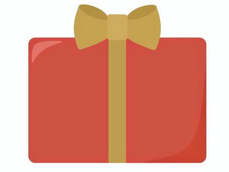 プレゼント クリスマスカラー赤×ゴールド プレゼント,クリスマス,クリスマスカラー,赤,ゴールド,金,ポップ,おしゃれ,荷物,贈り物のイラスト素材