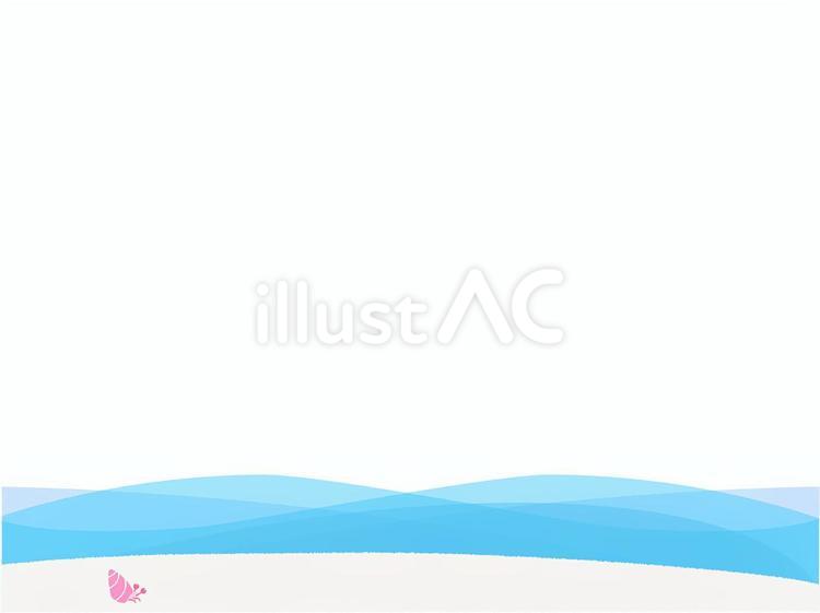 夏フレーム７ 夏,フレーム,海のイラスト素材