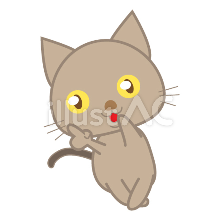 猫ちゃんのポーズ 猫,ポーズ,動物のイラスト素材