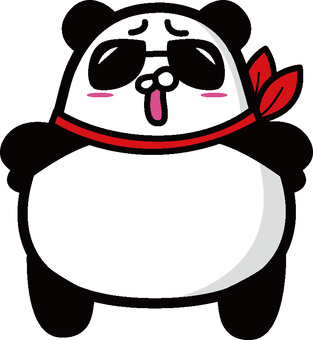 Gurasan panda, panda, animal, black and white, JPG, PNG and AI