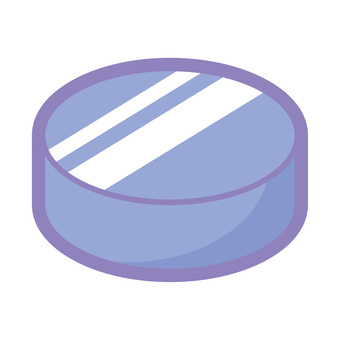 パステルカラーかわいいホッケーパック ホッケーパック,ホッケー,楕円,スポーツ,競技,スポーツ用品,シンプル,アイコン,学校,フラットデザイン風のイラスト素材