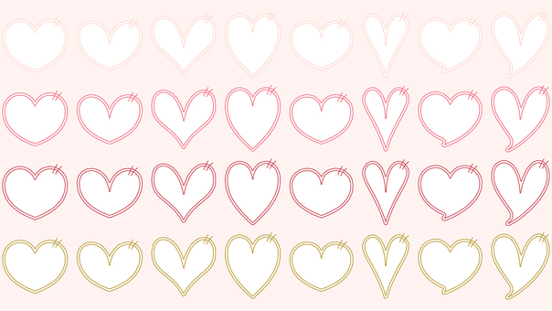 Illustration, heart, valentine, valentine's day, 
