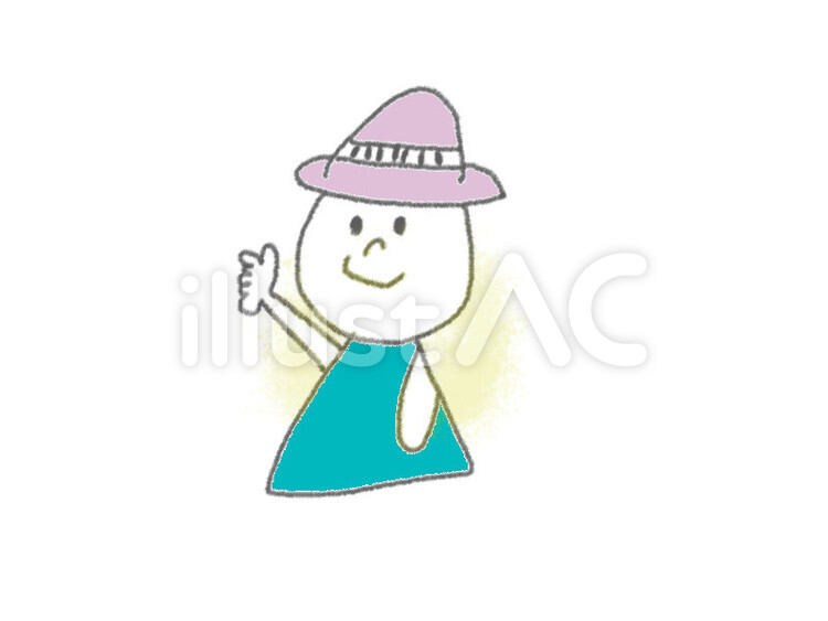 帽子の人 帽子,男性,男の子のイラスト素材