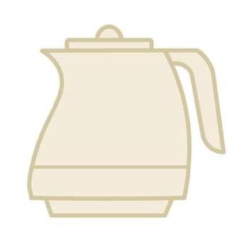 電気ポット(ver2) 電気ポット(ver2) ポット,お湯,湯沸かし,熱湯,沸騰,電化製品,家電,電力,電気,調理のイラスト素材