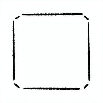 手描きのカクカクの吹き出し84 吹き出し,フレーム,見出し,あしらい,タイトル,カクカク,直線,角,多角,多角形のイラスト素材