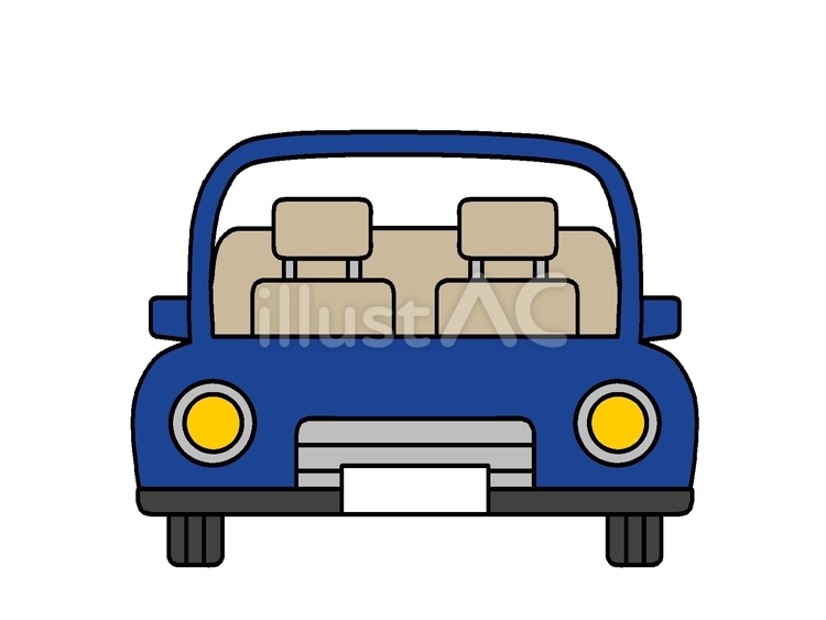 自動車（青 車,自動車,四輪のイラスト素材