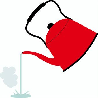 插圖, 水壺, 熱水, 液體, 