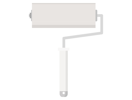Illustration, JPG, PNG and EPS Illustration, paint roller, water-based paint, siding, JPG, PNG and EPS
