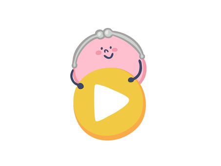 がまぐち（やじるし2） お金,がまぐち,やじるし,こちら,下,詳細,クリック,ボタン,財布,経済のイラスト素材