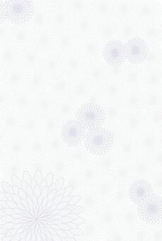 淡い紫の菊模様の喪中はがき背景 喪中はがき,年賀欠礼,菊,花柄,和柄,和風,背景,模様,植物,花のイラスト素材
