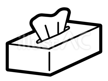 ティッシュペーパーのイラスト