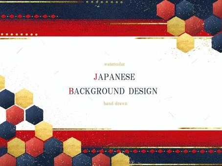 六角幾何圖案日本背景 246, JPG, PNG 和 AI 六角幾何圖案日本背景 246, 和柄, 背景, 金箔, JPG, PNG 和 AI