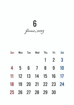 June 2023 calendar, , JPG and AI