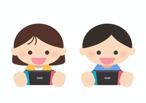 ゲームをしている人 ゲームをしている人 ゲーム,遊び,おもちゃ,夢中,ゲーマー,男性,女性,人物のイラスト素材