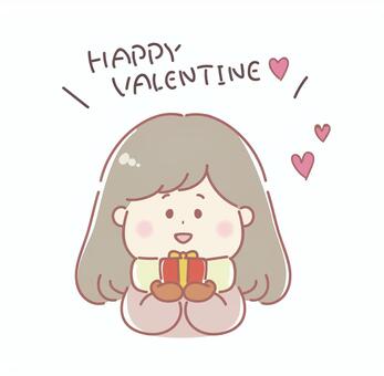 Valentine girl, valentine, valentine's day, girl, JPG, PNG and AI