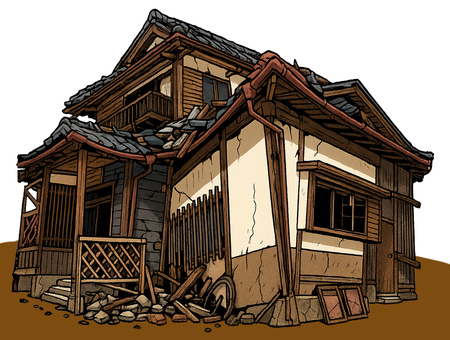古くなった空き家