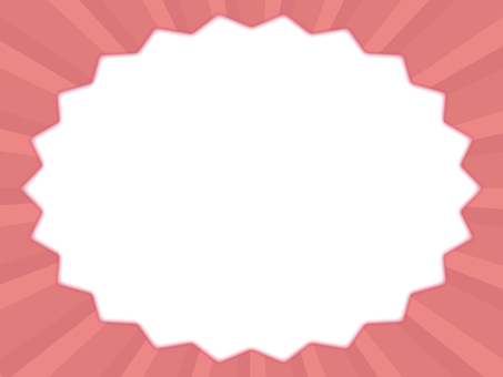 ピンク放射フレーム背景 背景,フレーム,集中線,ピンク,放射状,ライン,白抜き,背景素材,デザイン,素材のイラスト素材