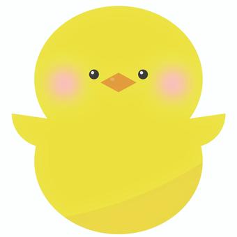 ひよこ ひよこ ひよこ,小鳥,雛,鳥,シンプル,アイコン,動物,イラストのイラスト素材