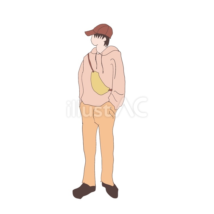 男性 男性,服,コーデのイラスト素材