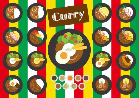 카레 여러 세트, JPG, PNG 및 AI 카레 여러 세트, 카레, 레스토랑, 메뉴, JPG, PNG 및 AI